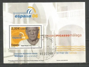 ESPAÑA MUSEO PICASSO DE MALAGA HOJA BLOQUE EDIFIL NUM. 4274 USADA - Imagen 1 de 1
