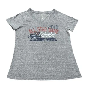 Old Time Hockey Columbus Blue Jackets Womens Tshirt All-Stars 2103 Gray XL - Picture 1 of 4
