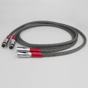 High Quality Silver plated XLR Cable Audio XLR Balanced Interconnect Cable a10 - Picture 1 of 9