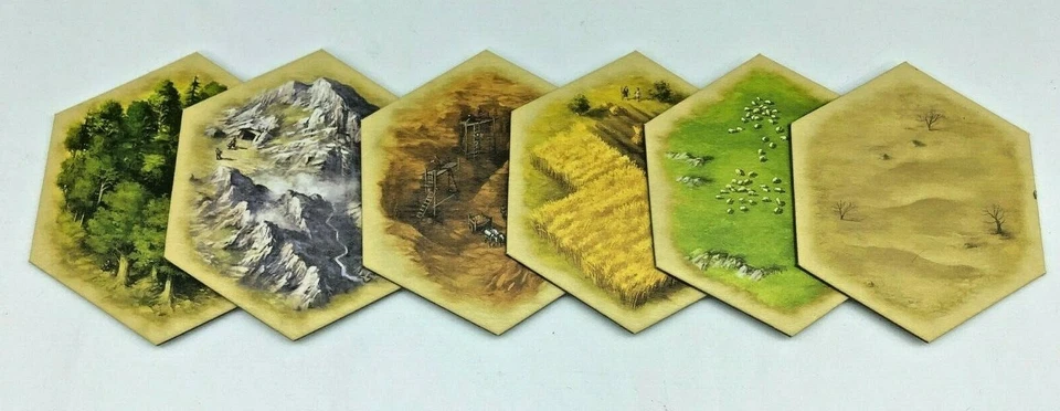 Die Siedler von Catan - Ersatzteile - Landfelder - Hexfelder 3. Gen. - Auswahl