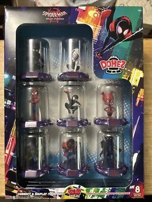NUEVO Marvel Original Minis Domez Spiderman Into The Spiderverse Juego Completo de 8 Foto 1 de 4