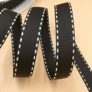 300 Yards Sattelstich Ripsband Handwerk Haarschleife Clips Verpackung Band - Bild 1 von 11