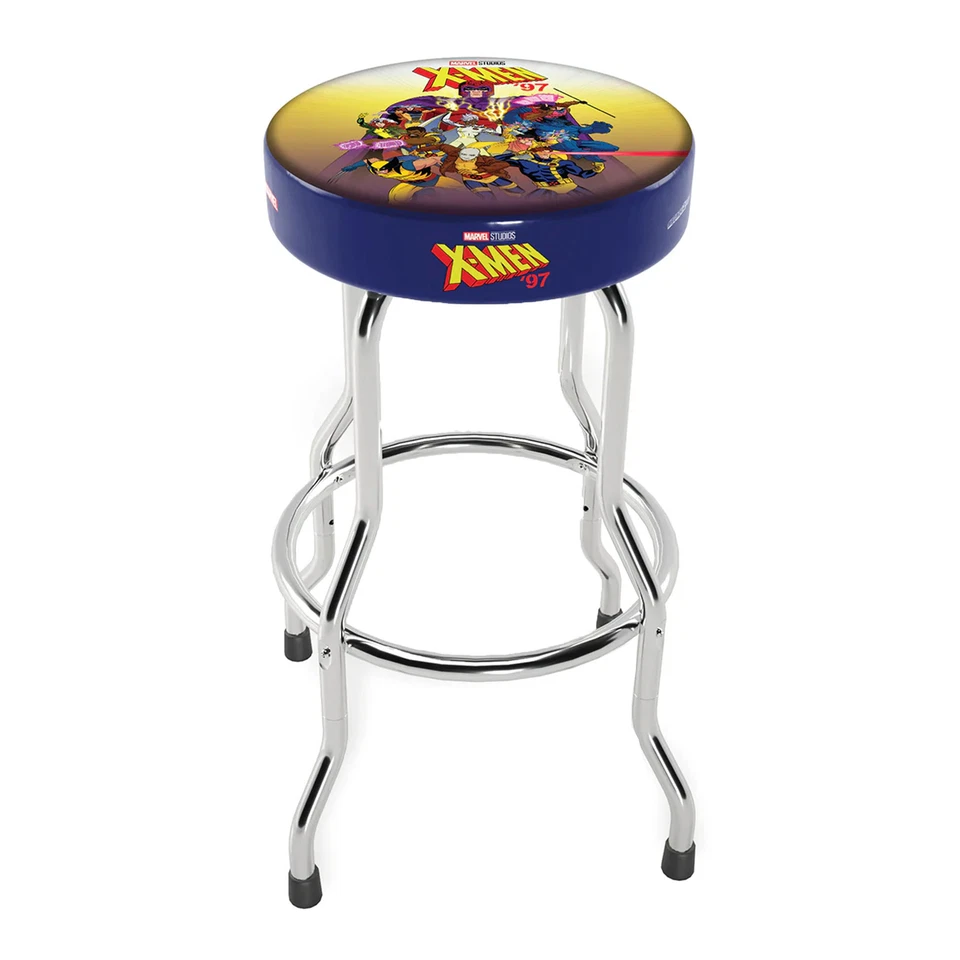 Arcade1Up Marvel X-Men Adjustable Arcade Stool with Chrome Plated Steel Frame - Image 1 of 4
