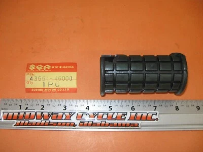 SUZUKI 77 78 79 GS400X GS550 GS750 NOS OEM REPOSAPIÉS DELANTERO GOMA 43551-45000 jh Foto 1 de 4