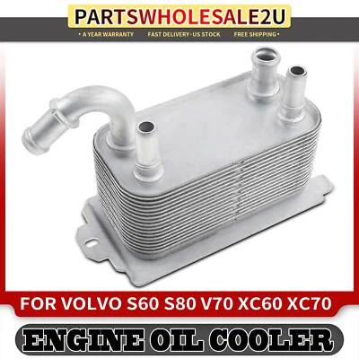 Engine Oil Cooler for Volvo S60 2011 V70 2008-2010 XC60 2010-2013 XC70 2008-2011 - Image 1 of 4