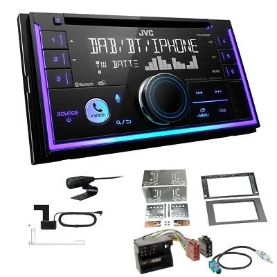 JVC KW-DB95BT Autoradio Bluetooth DAB+ für Ford Transit 2006-2013 anthrazit - Bild 1 von 4