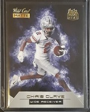 2022 Wild Card Matte Chris Olave Rookie Heat #RH-7 Blue Flames