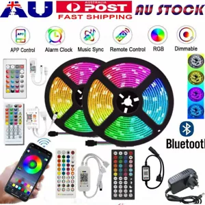 5M 10M 20M 3528 5050 RGB LED Strip Lights Smart WiFi BT Controller Power supply - Picture 1 of 18