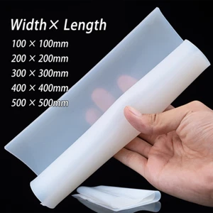 Flexible Silicone Rubber Sheet Plate Pad Thk 0.5-30 mm Translucent Mat Seal - Picture 1 of 9