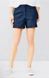 Ann Taylor Shorts Gr. 6 Neu ohne Etikett Navy 98% Baumwolle Taschen Sommer Freizeit - Bild 1 von 10