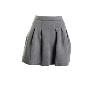 Alythea Damen grau meliert Stretch Plissee Mini Skater Schlag Rock ~ L, L M3020 - Bild 1 von 10