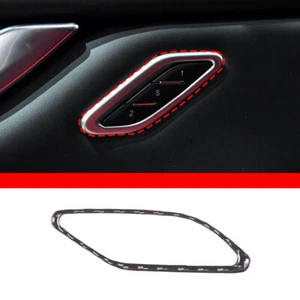 Carbon Fiber Seat Memory Switch Button Trim Sticker For Maserati Ghibli 2014-22 - Picture 1 of 11
