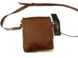 BORSELLO A TRACOLLA UOMO IN PELLE, MOD: GIO CUOIO🇮🇹MADE IN ITALY🇮🇹 - Imagen 1 de 3