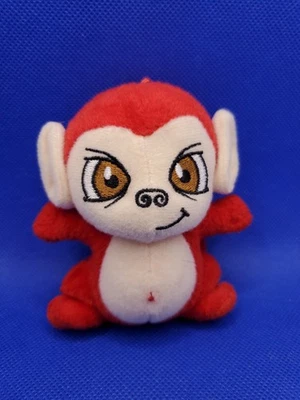 Neopets Red Mynci Plush 2005 McDonald’s 4" Mini Stuffed Monkey Toy Happy Meal - Image 1 of 4