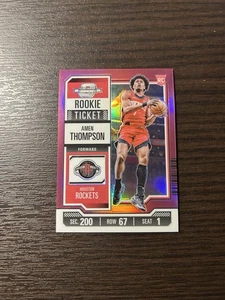 2023-24 Optic Contenders Amen Thompson Pink /75! - Picture 1 of 4