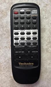 Technics EUR645270 CD Compact Disc Changer Telecomando Originale OEM Funzionante - Foto 1 di 5