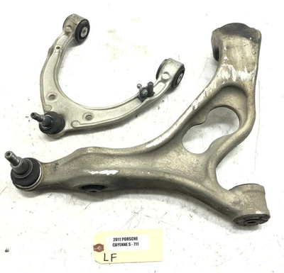 2011-2016 PORSCHE CAYENNE S LEFT DRIVER FRONT CONTROL ARM X2 OEM. - Image 1 of 4