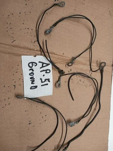 OEM VINTAGE GM GROUND STRAPS/CABLES  #AP-51 - Foto 1 di 5