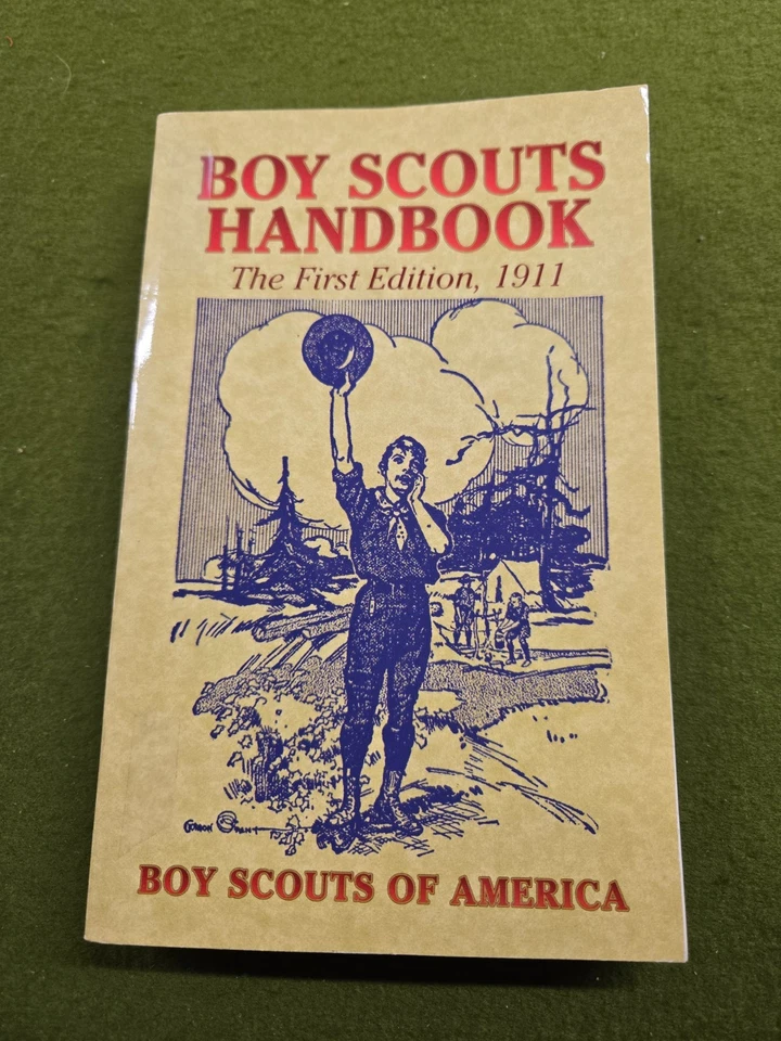 Manual de escoteiros para meninos-1911 primeira edição 2005 reprodução - Imagem 1 de 1