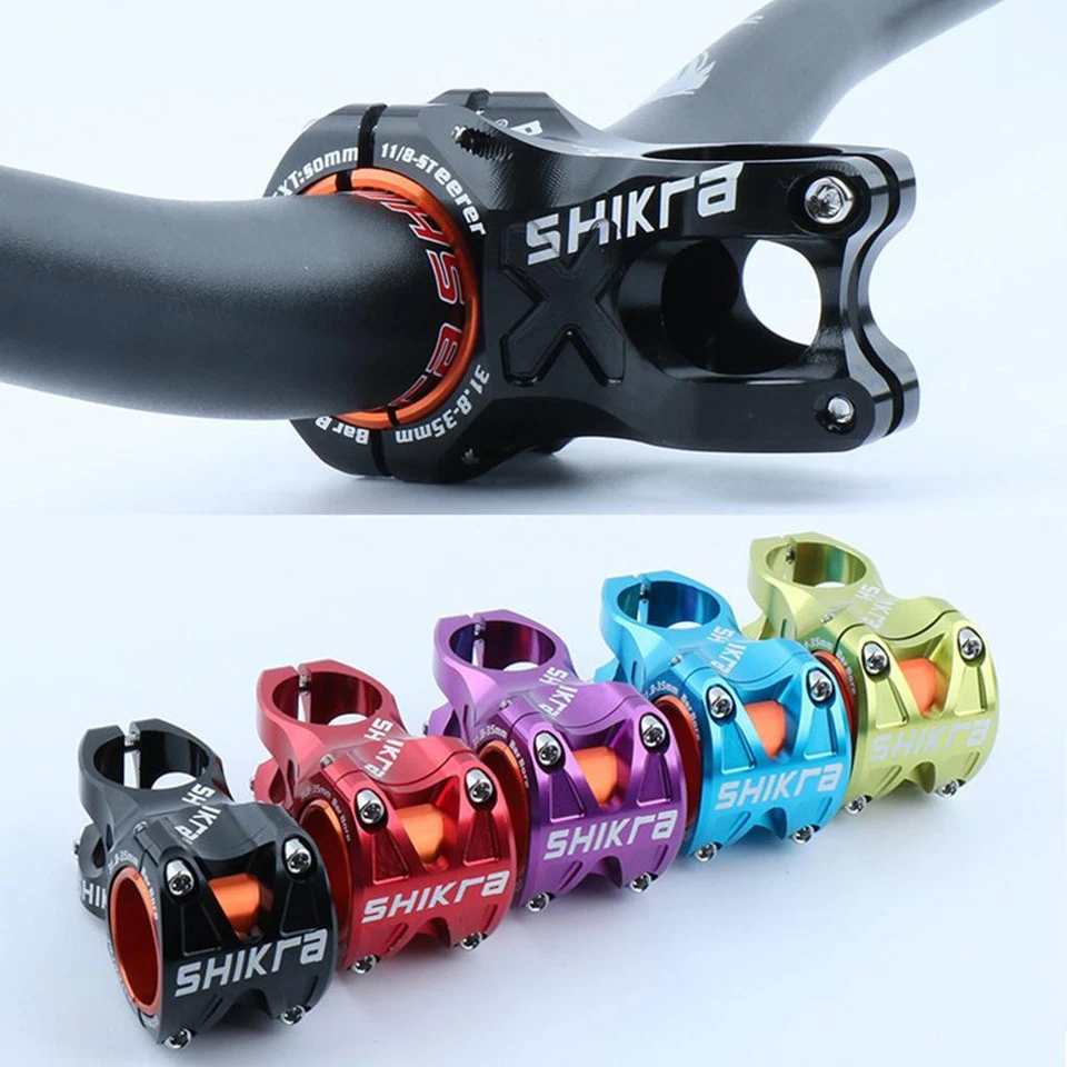 Mountain Bike Stem MTB Short 31.8mm 35mm Stems 1-1/4" Fixie Gear Components - Image 1 of 1