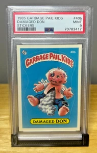 DAMAGED DON 1985 Garbage Pail Kids GPK PSA 9 Matte 40b Mint OS1 Series 1 - Picture 1 of 2