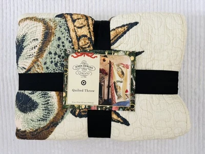 50"x70  Reversible King Of Hearts Owl Throw Quilt Blanket John Derian X Target - Image 1 of 3