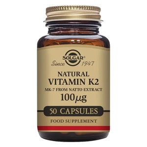 Solgar Vitamin K2 MK7 100mcg pflanzliche Kapseln unterstützt die Knochengesundheit natürlich - Bild 1 von 7