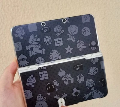 Funda Protectora Uper Mario Patrón Retro para Nueva Nintendo 3DS XL/LL Carcasa Cubierta Foto 1 de 3