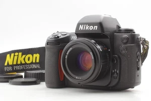 [NEUWERTIG mit Trageriemen] Nikon F100 analoge Kleinbildkamera AF Nikkor Objektiv 50 mm f/1,8 aus JAPAN - Bild 1 von 14