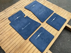 For Ford Thunderbird Floor Mat Mats Carpet Blue Set of 4 1964-66 - Picture 1 of 4