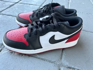 Nike Youth Sneakers Size 7y red white black - Picture 1 of 11