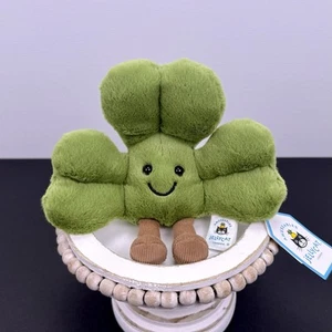 Jellycat AMUSEABLE SIOFRA SHAMROCK ✨ Soft Plush AUTHENTIC Ireland Exclusive NWT - Picture 1 of 5