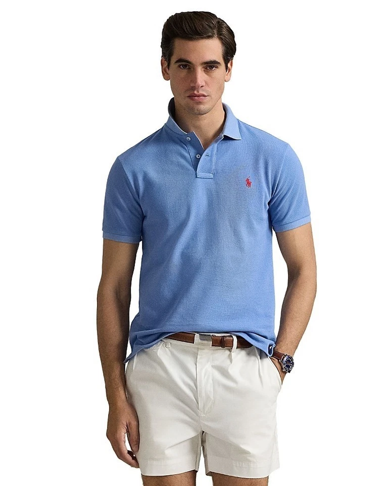 2Polo Ralph Lauren Men's XXL Classic-Fit Cotton Mesh Polo Shirt Campus