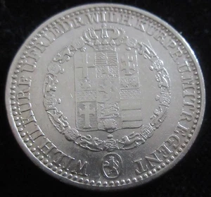 MDS ALTDEUTSCHLAND HESSEN 1 EIN THALER 1835, SILBER #AD - Picture 1 of 2