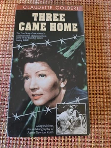 THREE CAME HOME (VHS, 1996) Claudette Colbert NEW, Sealed - Picture 1 of 5