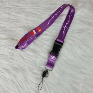 🔥NEW🔥 JDM TRD Purple Car Lanyard Key Chain Strap for Toyota Lexus Supra - Foto 1 di 2