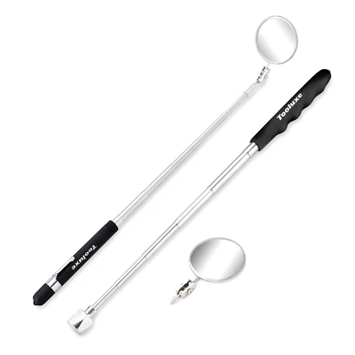 Magnetic Pick Up Tool and Inspection Mirror Set, 3-Piece | Telescoping Handle - Image 1 of 4