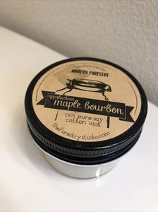 NEU Farmhouse Modern Forestry Maple Bourbon 100% Soja Kerze Ätherische Öle 4oz - Bild 1 von 5