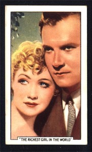 Gallaher Ltd Famous Film Scenes (1935) The Richest Girl in the World No. 19