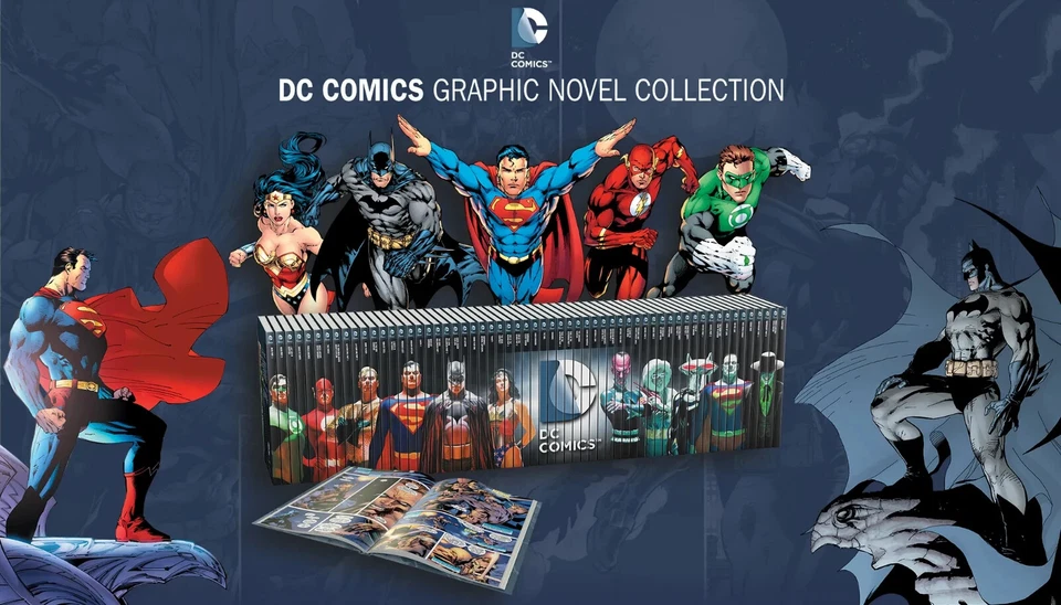 50 x  DC  eaglemoss graphic novels brand neW mixed no duplicaTES Foto 1 de 1