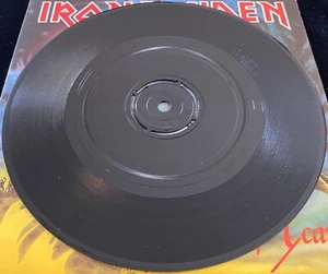 IRON MAIDEN Flight Of Icarus RARE 7" SINGLE TEST PRESSING PROMO VINYL Misprint!! - Picture 1 of 4