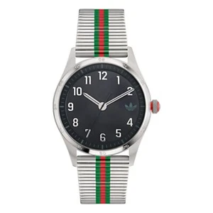 Adidas Originals Silver Unisexs Analogue Watch Code Four AOSY23532 - Picture 1 of 7
