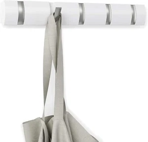 Umbra Flip 5-Hook Wall Mounted Floating Coat Rack Modern, Sleek,Hooks & Hangers - Picture 1 of 1