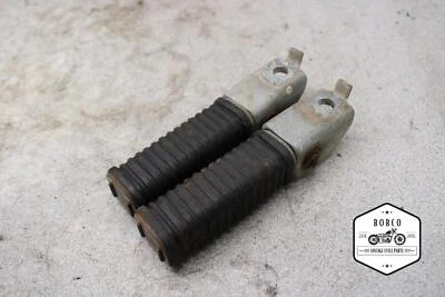 1974 Honda CB360 REAR PASSENGER FOOT RESTS PEGS STEPS SET PAIR K14-1113.QF - Image 1 of 4
