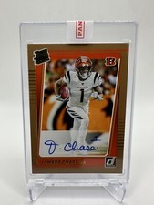 2021 Donruss Ja’marr Chase Rated Rookie On Card Auto Bronze Bengals RC - Sealed