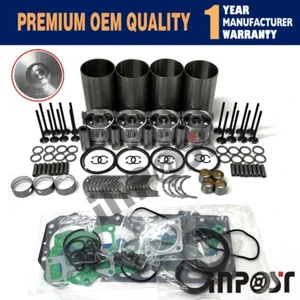4TNE84 4D84 S4D84E Overhaul Rebuild Kit For Yanmar Komatsu Engine 16Valve - Picture 1 of 7