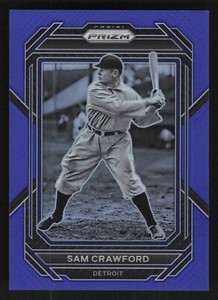 2023 Panini Prizm #230 Sam Crawford Blue Prizm #'d /149