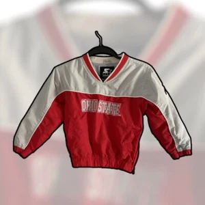 Vintage OSU Buckeyes Toddlers Size Large Spring Jacket Pullover Ohio State  - Picture 1 of 3