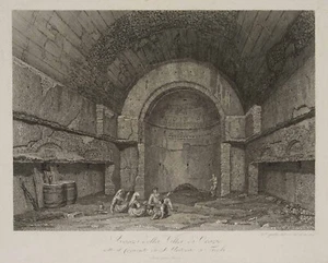W. GMELIN (1760-1820), Avanzi della Villa di Orazio, 1809, KSt. Romantik - Bild 1 von 4