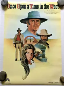 C'era una volta il West 1984 locandina video film - Sergio Leone - arrotolata - Foto 1 di 6